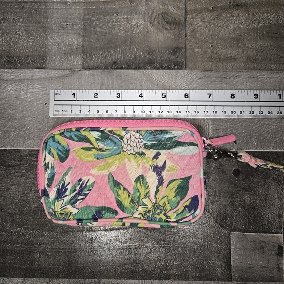 vera bradley floral pink wristlet wallet - Picture 7 of 8